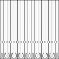 Etykiety szkółkarskie pętelkowe TF17r8 210x12 mm