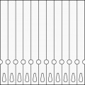 Etykiety szkółkarskie pętelkowe TF11r7,5 210x19 mm