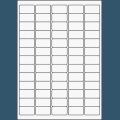 Etykiety samoprzylepne wodoodporne TF65/P 38x21 mm 50 ark.